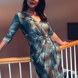 Diane Von Furstenberg Evrin Tropical Silk Dress.